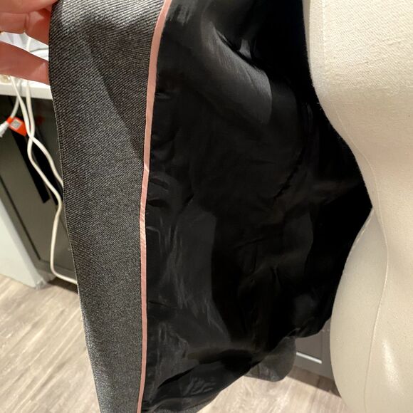 J. Crew TALL Open Front Going Out Blazer Stretch Twill Heather Dove Gray 10 Tall - Picture 13 of 13